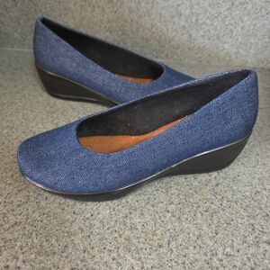 Women's Denim Flats Comfort, Lightweight,  Size 5.5 (36)